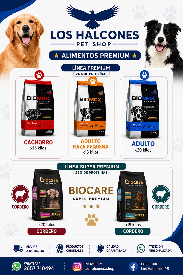 Biomax Premium y Biocare Super Premium