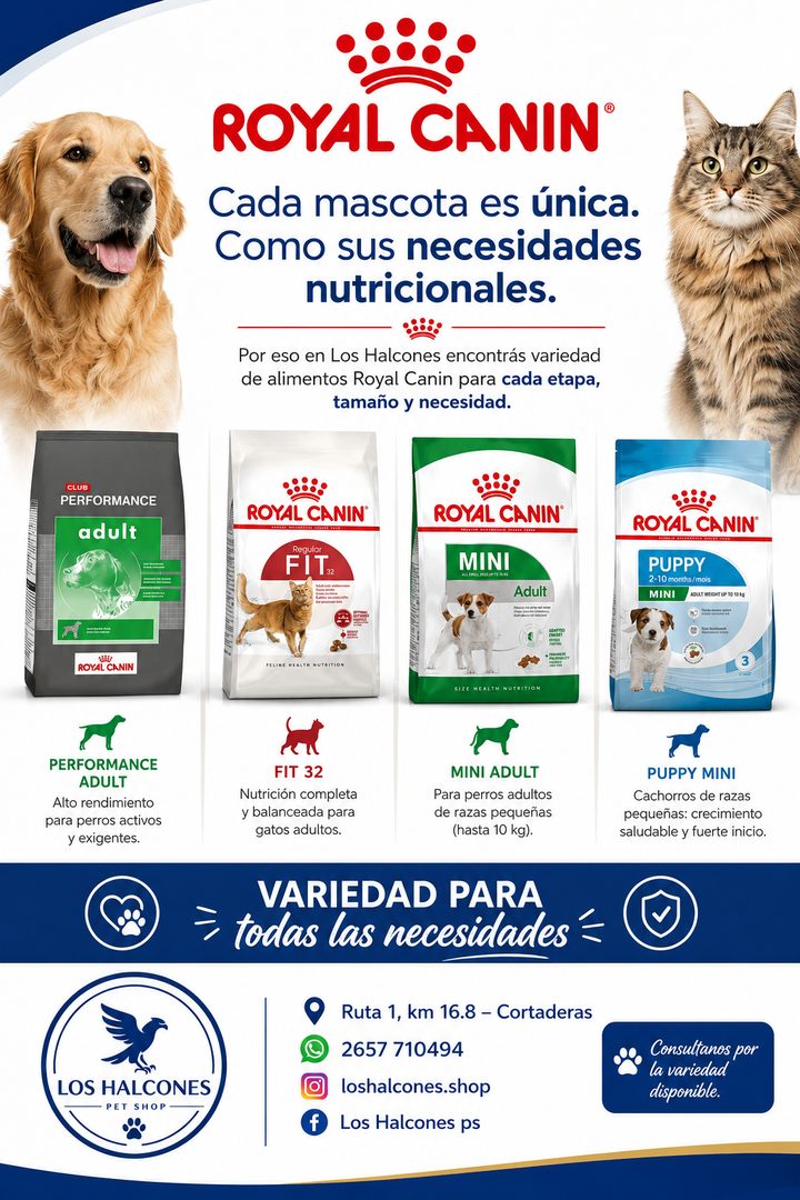 Variedad de líneas Royal Canin